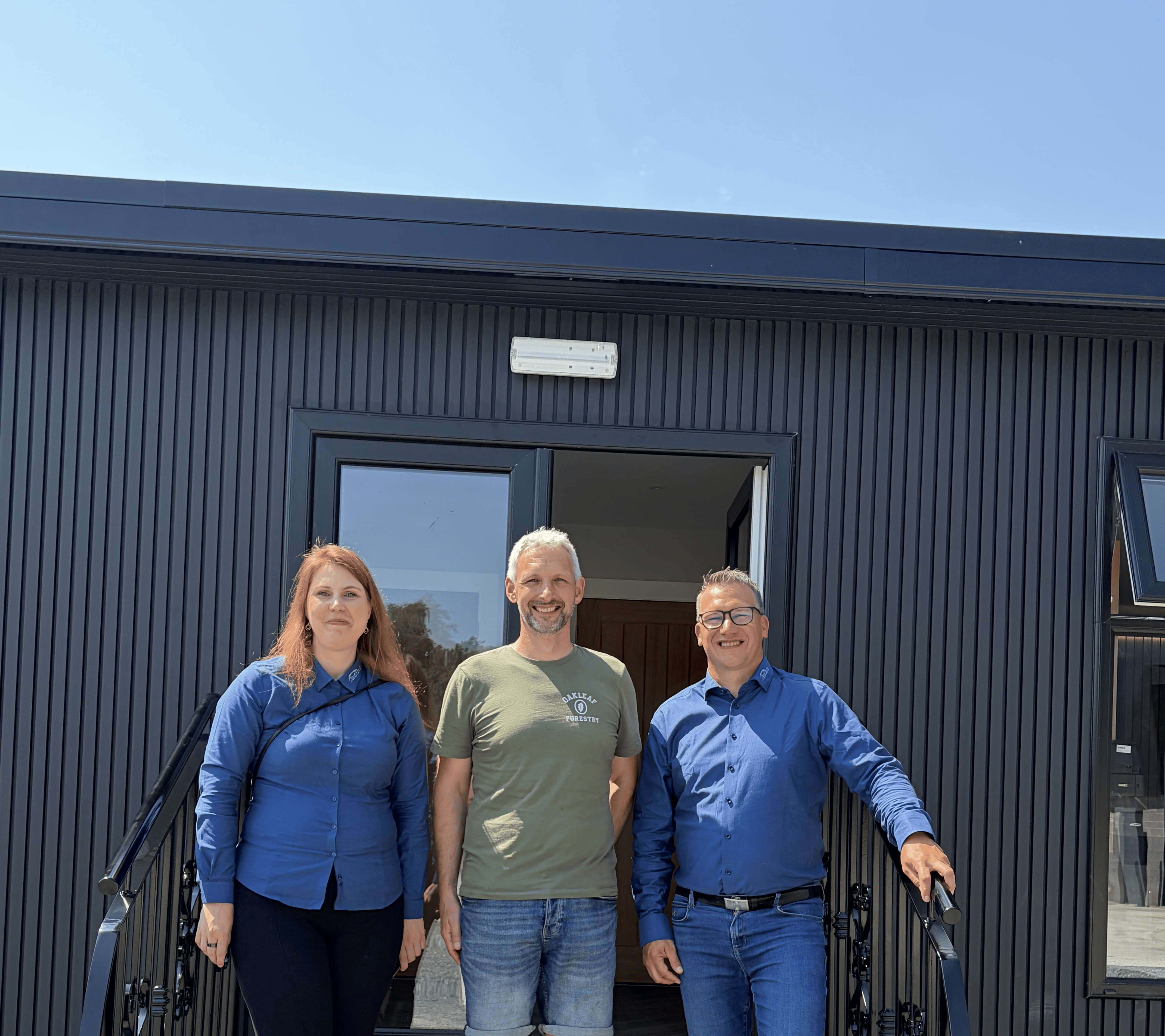 Alucar team visiting Oakleaf Forestry HQ